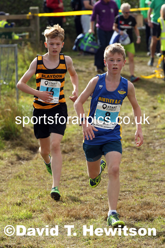 Boys under-13s 2021 North Eastern Harrier League, Druridge Bay. Photo: David T. Hewitson/Sports for All Pics